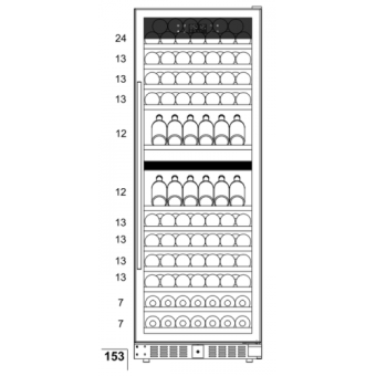 Винный шкаф Temptech E1000DX