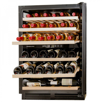 Встраиваемый винный шкаф Dunavox DX-51.150DBK/DP