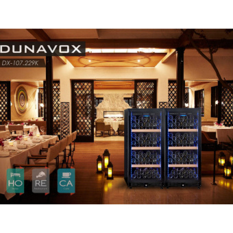 Встраиваемый винный шкаф Dunavox DX-107.229K