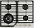 Варочная панель Kuppersberg FG 601 W Silver