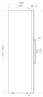 Встраиваемый винный шкаф Pando PVMAV 178-112CRR