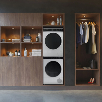Комплект стиральной и сушильной машины De Dietrich DWF394QWE + DDF394HWE