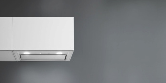 Вытяжка Falmec Design GRUPPO INCASSO MURANO 70 inox vetro bianco (800)