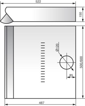 Вытяжка Elikor Призма 50 П-290-П3Л