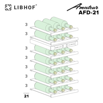Винный шкаф Libhof Amateur AFD-21 Silver