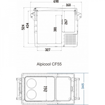 Alpicool CF55 (12/24)