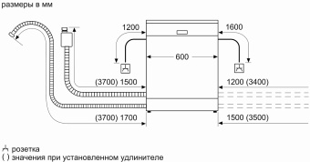 Встраиваемая посудомоечная машина Neff S157HCX10R