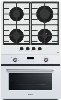 Комплект варочная панель Haier HHX-G64CNW + духовой шкаф Haier HOY-P09NCGW – Встраиваемая техника для кухни