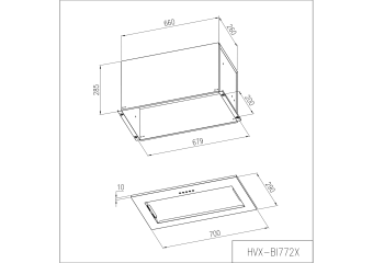Вытяжка Haier HVX-BI772X