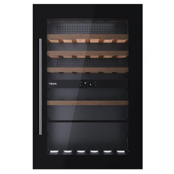 Встраиваемый винный шкаф Teka RVI 20046 BLACK GLASS
