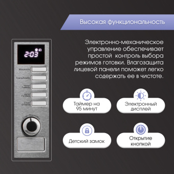 Встраиваемая микроволновая печь Zigmund & Shtain BMO 21 S