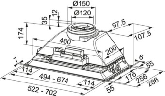 Вытяжка Franke FBI 705 XS HCS 305.0599.510