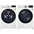 Комплект стиральной и сушильной машины LG F4V5VS0W + DC90V9V9W + DK1W