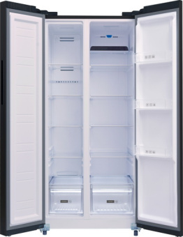 Холодильник Weissgauff WSBS 500 Inverter NoFrost Bru Steel Glass
