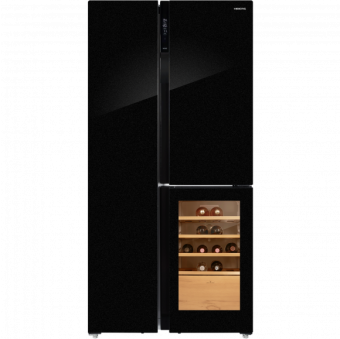 Холодильник Hiberg RFS-700DX NFGB Inverter Wine