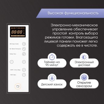 Встраиваемая микроволновая печь Zigmund & Shtain BMO 15.252 W