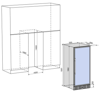 Винный шкаф Libhof Sommelier SO-127 Silver