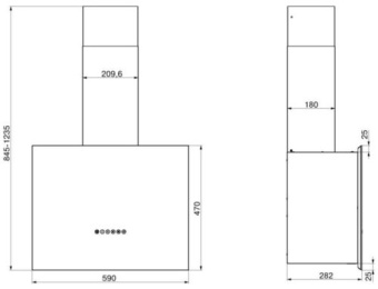 Вытяжка Elikor Метеорит 60П-700-Э4Д