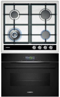 Комплект варочная панель Siemens EC645HC90E + духовой шкаф Siemens CM 724G1B1 – Встраиваемая техника для кухни
