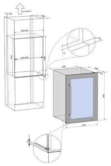 Встраиваемый винный шкаф Libhof Connoisseur CKD-42 Silver