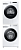 Комплект стиральной и сушильной машины Samsung WW11CG604CLELP + DV90T5240AW/LP + SKK-UDW