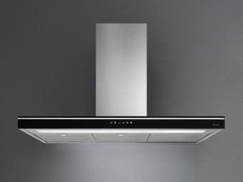 Вытяжка Falmec Design LUCE 90 inox vetro nero (800)