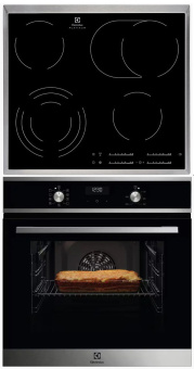 Комплект варочная панель Electrolux EHF 96547 XK + духовой шкаф Electrolux EOF5F50BX