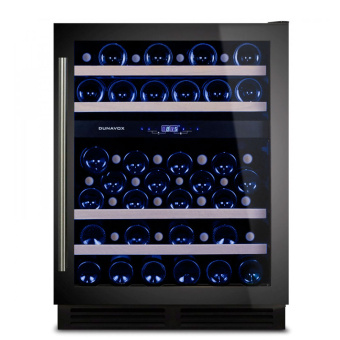 Встраиваемый винный шкаф Dunavox DX-53.130DBK/DP