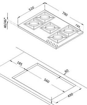 Варочная панель Korting HG 961 CTSI