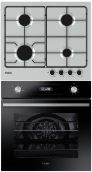 Комплект варочная панель Haier HHX-M64ENX + духовой шкаф Haier HOD-P08WGB