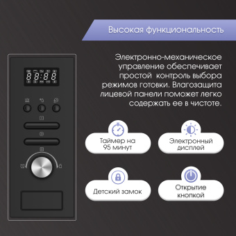 Встраиваемая микроволновая печь Zigmund & Shtain BMO 16.202 B