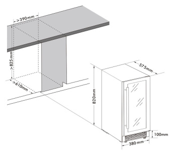 Винный шкаф Cellar Private CP032-1T