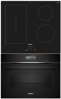 Комплект варочная панель Siemens ED611BSB5E + духовой шкаф Siemens CS736G1B1 – Встраиваемая техника для кухни