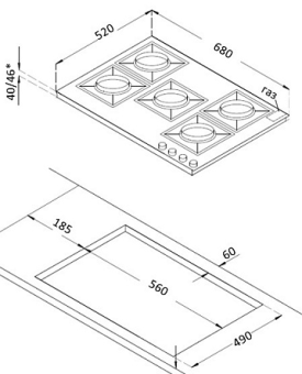 Варочная панель Korting HG 761 CTSI