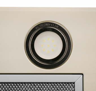 Встраиваемая кухонная вытяжка Lex GS BLOC P 600 Ivory Light Белый антик