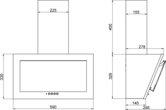 Вытяжка Elikor Коралл 60П-430-К3Д