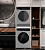 Комплект стиральной и сушильной машины Korting KWM 53LS1278 S +KD 60L97 S + DSK 150