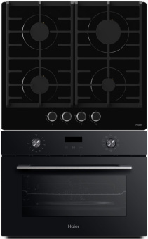 Комплект варочная панель Haier HHX-G64CNB + духовой шкаф Haier HOY-P09NCGB – Встраиваемая техника для кухни