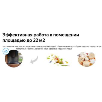 Вытяжка Weissgauff Irida BL