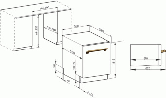 Встраиваемая посудомоечная машина Kaiser S60 U 88 XL ElfEm