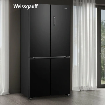 Холодильник Weissgauff WCD 510 Built-in Inverter NoFrost Dark Inox