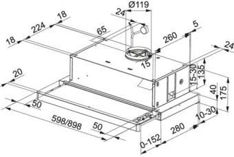 Вытяжка Franke FTC 632L BK 315.0547.798