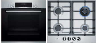 Комплект встраиваемой техники Bosch HBJ558YS3Q + PCH6A5B90