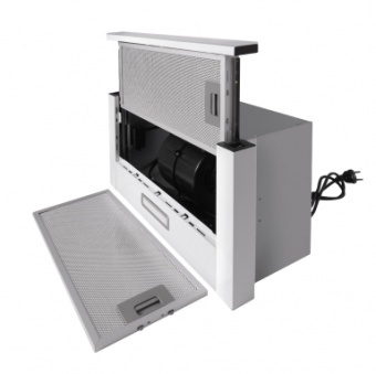 Вытяжка кухонная встраиваемая Exiteq EX-1076 white glass