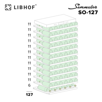 Винный шкаф Libhof Sommelier SO-127 Silver