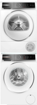 Комплект стиральной и сушильной машины Bosch WGB256A0PL + WQB246CPPL + WTZ27500