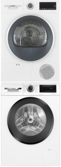 Комплект стиральной и сушильной машины Bosch WGG0420GPL + WQG14200ME