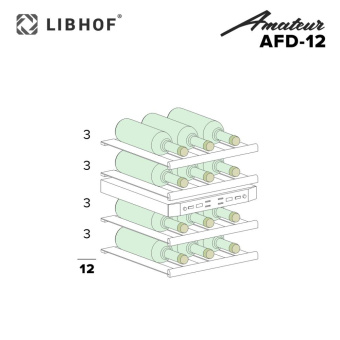 Винный шкаф Libhof Amateur AFD-12 Silver