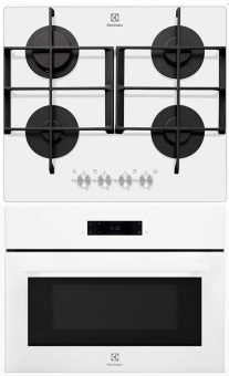 Комплект варочная панель Electrolux EGT 96342 YW + духовой шкаф Electrolux VKL8E08WV