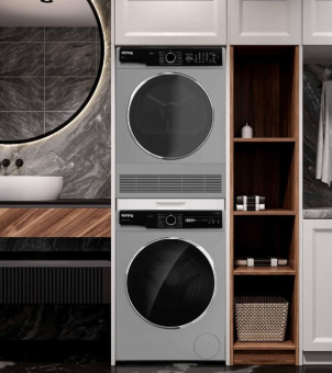 Комплект стиральной и сушильной машины Korting KWD 58L1496 S +KD 60L97 S + DSK 150